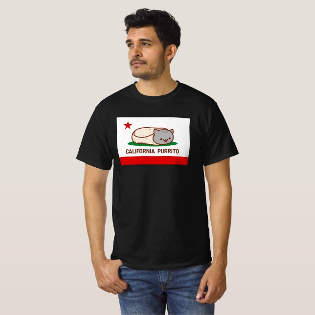 CAMISETA CALIFORNIA PURRITO (Anverso completo)