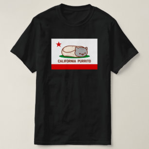 Camiseta CALIFORNIA PURRITO - Gracioso Burrito Gato