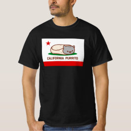 Camiseta CALIFORNIA PURRITO - Gracioso Burrito Gato
