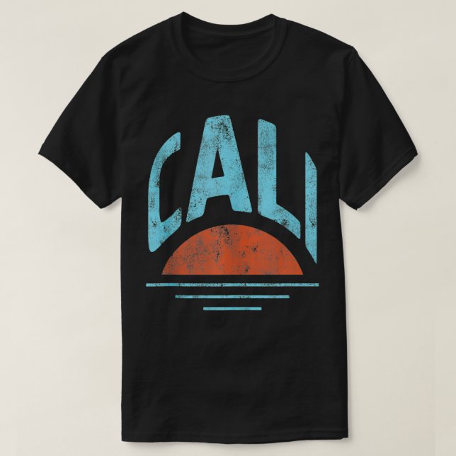 Camiseta California Republic Cali Sun and Sea Summer Surf (Diseño del anverso)