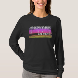 Camiseta California Retro Vintage Beach Surf Sunset 70s 80s