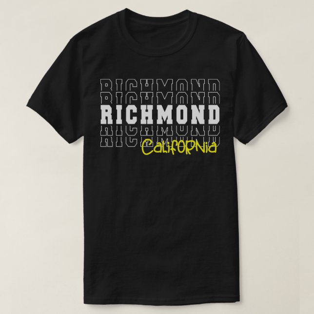 Camiseta California Richmond CA (Diseño del anverso)