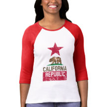 CALIFORNIA RPÚBLICA Bandera Estúpida Estilo Grunge