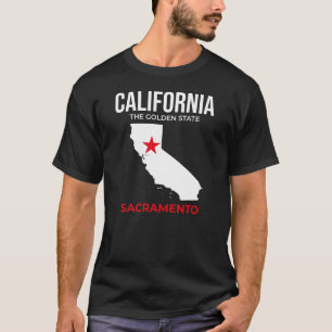 Camiseta California, Sacramento – El Estado Dorado, EE. UU.