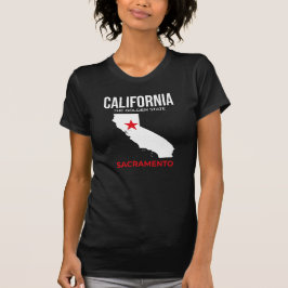 Camiseta California, Sacramento – El Estado Dorado, EE. UU.