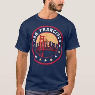 Camiseta California San Francisco City Gift Bridge Souvenir