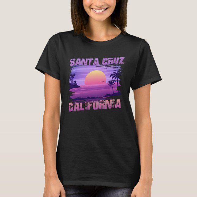 Camiseta California Santa Cruz Oceanside Beach (Anverso)