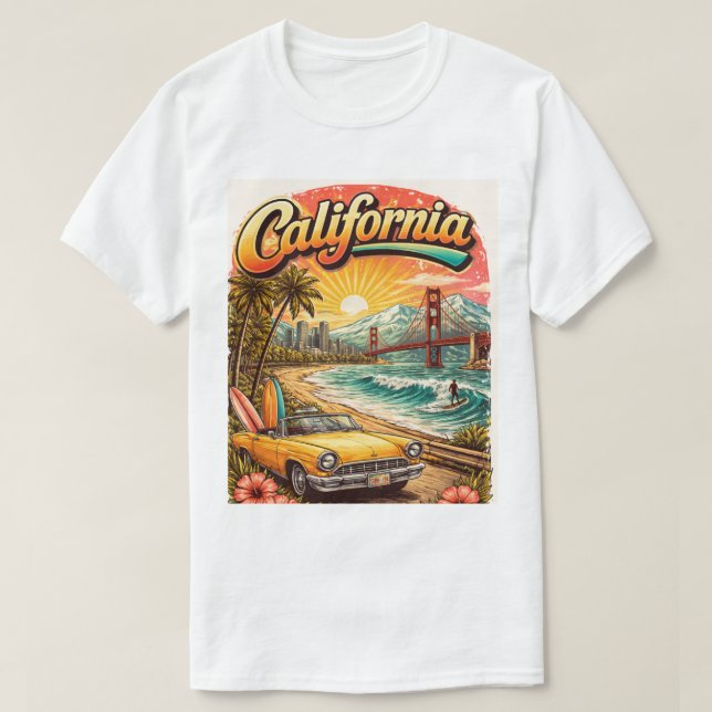 Camiseta California shirt  (Diseño del anverso)