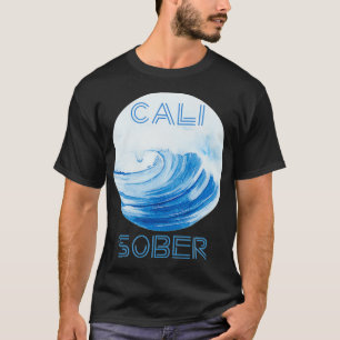 Camiseta California sober con Guay Surf Waves Cali