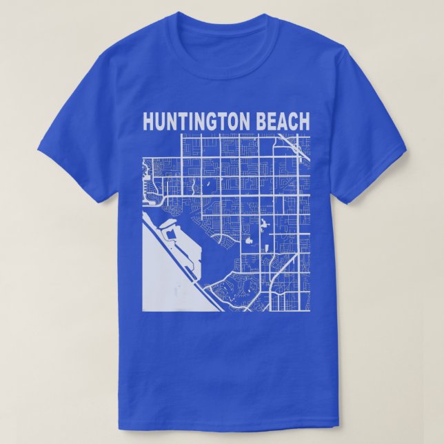 Camiseta California Souvenir Huntington Beach City Street M (Diseño del anverso)