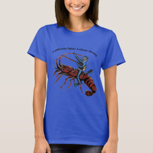 Camiseta California Spiny Lobster buceando SCUBA Diver Urm