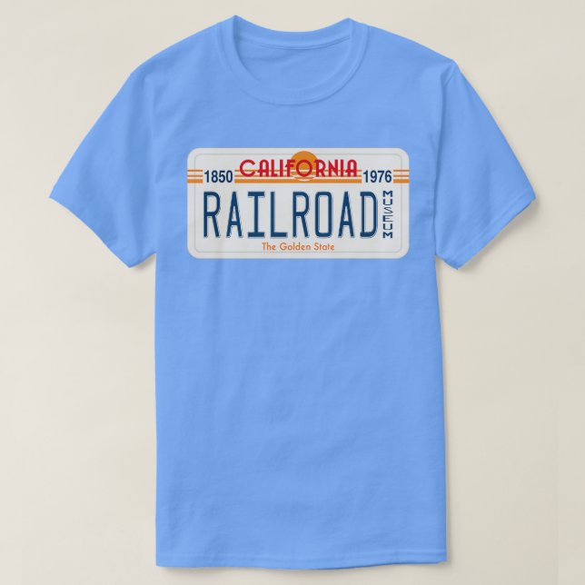 Camiseta California State Railroad Museum California Licens (Diseño del anverso)