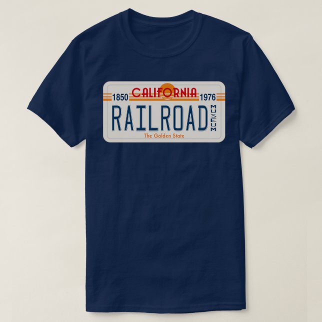 Camiseta California State Railroad Museum California Licens (Diseño del anverso)