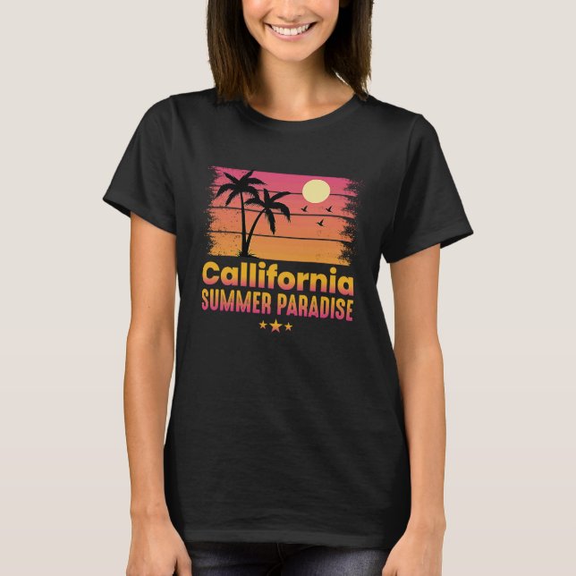 Camiseta California Summer Paradise kids (Anverso)