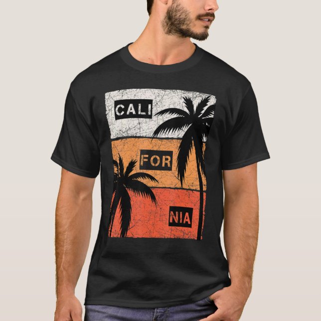 Camiseta California Summer Vacation Vintage (Anverso)