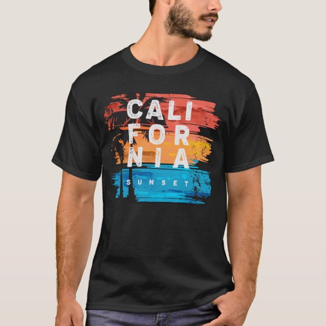 Camiseta California Sunset (Anverso)