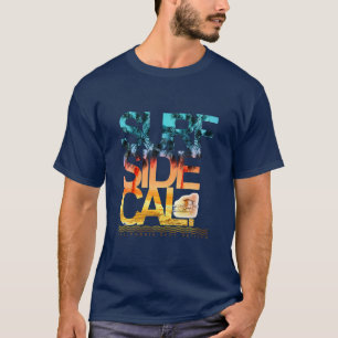 Camiseta California Surf Session Side Cali Beach Sunset Oce