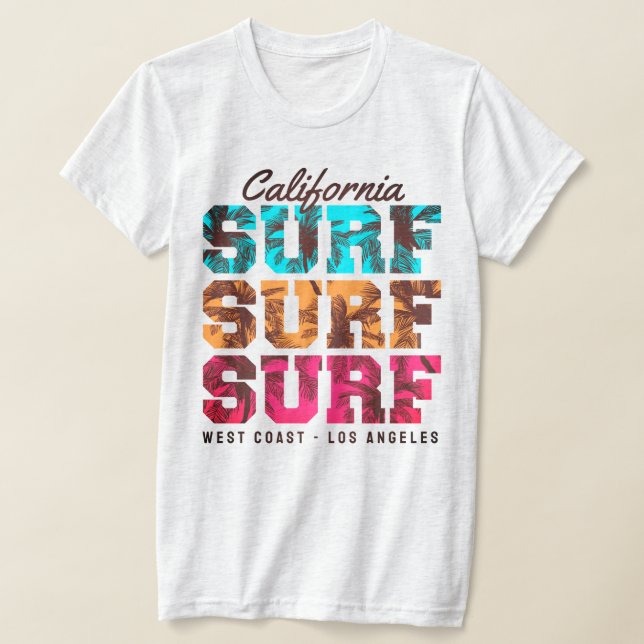 Camiseta California Surf Vibes – Costa Oeste (Distribución)