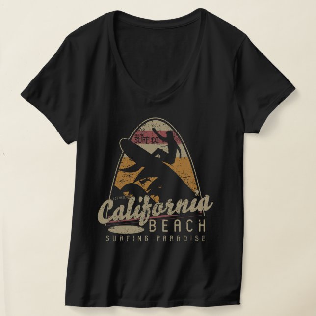 Camiseta California Surfing urban life beach retro dis (Distribución )