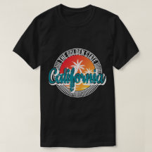 california T-Shirt, estado de oro