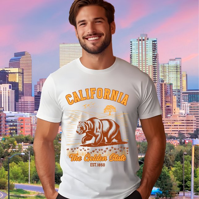 Camiseta California The Golden State Bear – Vintage  (Subido por el creador)