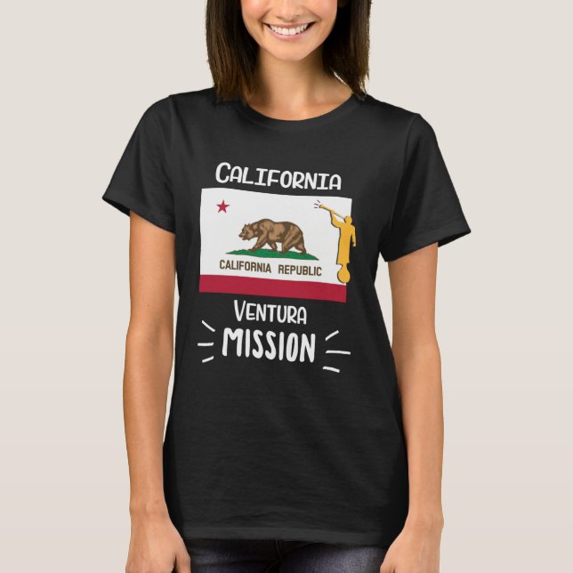 Camiseta California Ventura Mormon LDS Mission Missionary (Anverso)