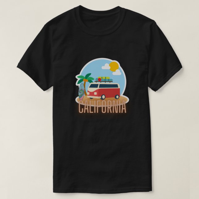 Camiseta California Vibes (Diseño del anverso)