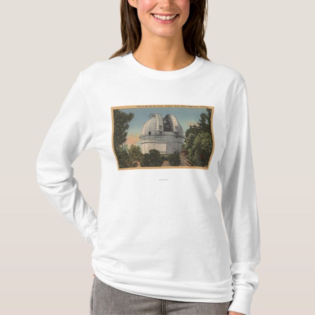 Camiseta California - vista de la bóveda del Monte Wilson (Anverso)