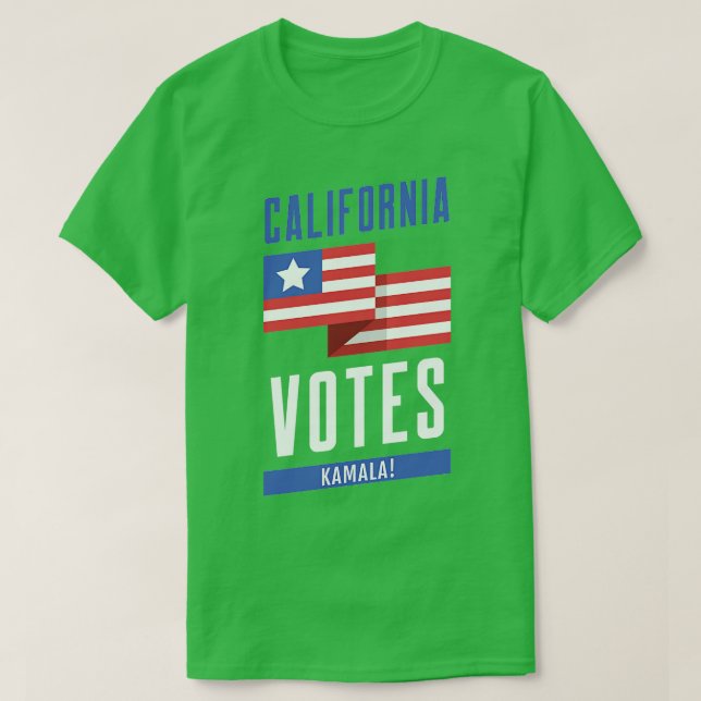Camiseta California Votes Kamala TShirt (Diseño del anverso)