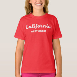 Camiseta California West Coast Nice Design Text