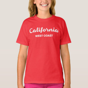 Camiseta California West Coast Nice Design Text