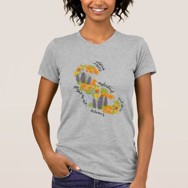 Camiseta California Wildflower Tee (Anverso)