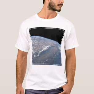 Camiseta California Y Nevada Como Se Ve Desde El Espacio.