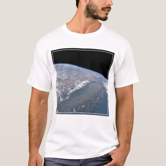 Camiseta California Y Nevada Como Se Ve Desde El Espacio. (Anverso)
