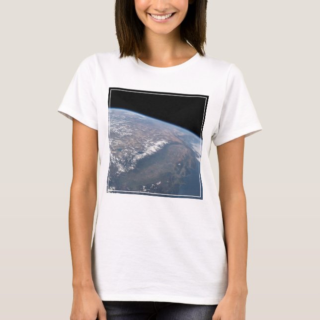 Camiseta California Y Nevada Como Se Ve Desde El Espacio. (Anverso)
