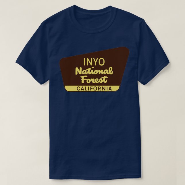 CAMISETA CALIFORNIA YOSEMITA DE INYO NACIONAL FOREST (Diseño del anverso)