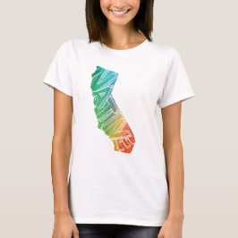 Camiseta californiana nativa del vestido de la