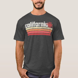 Camiseta CaliforniaVintage Retro 70s 80s Gift Beach Palm Tr
