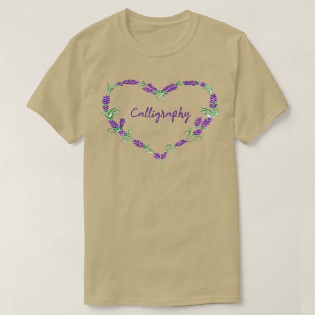 Camiseta Caligrafía 21 (Diseño del anverso)