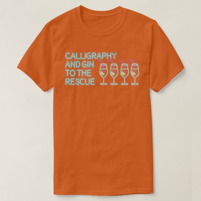 Camiseta Caligrafía 4 (Diseño del anverso)