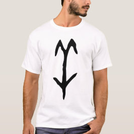 Camiseta Caligrafía china clásica-agua-#001-1-