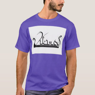 Camiseta Caligrafía de Vikings