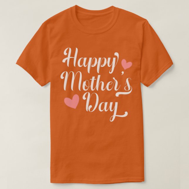Camiseta Caligrafía del Día de la Madre Sencilla y Elegante (Diseño del anverso)