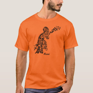 Camiseta Caligrafía persa del poema "viejo hombre " de Rum