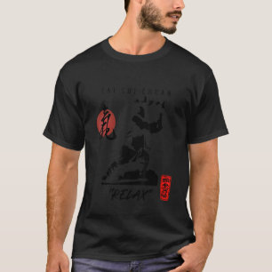 Camiseta Caligrafía principiante de Tai Chi diseño marcial