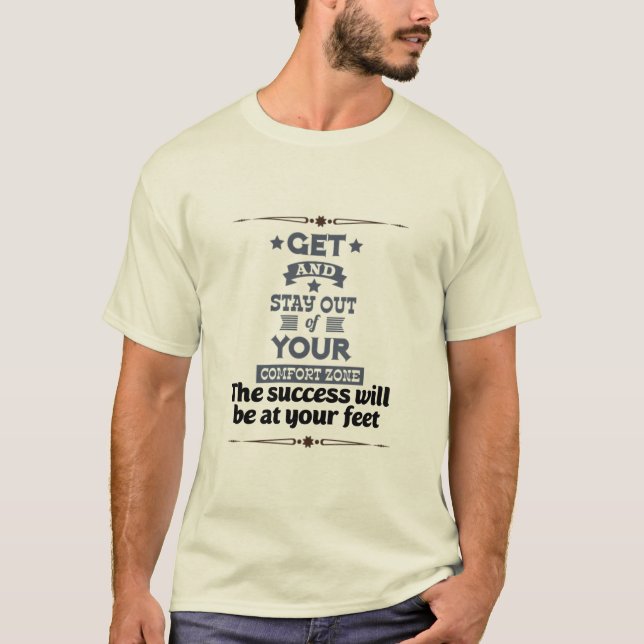 Camiseta Caligrafía textográfica citas motivacionales 34. (Anverso)