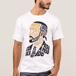 Camiseta caligrama de bukele