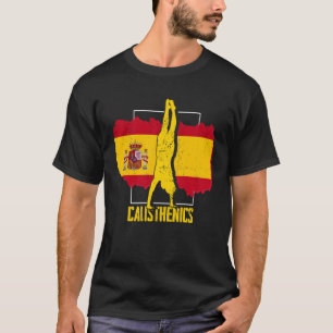 Camiseta Calisthenics Atleta Bandera Bandera Fitness Street