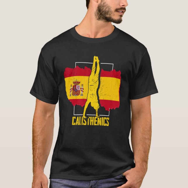 Camiseta Calisthenics Atleta Bandera Bandera Fitness Street (Anverso)