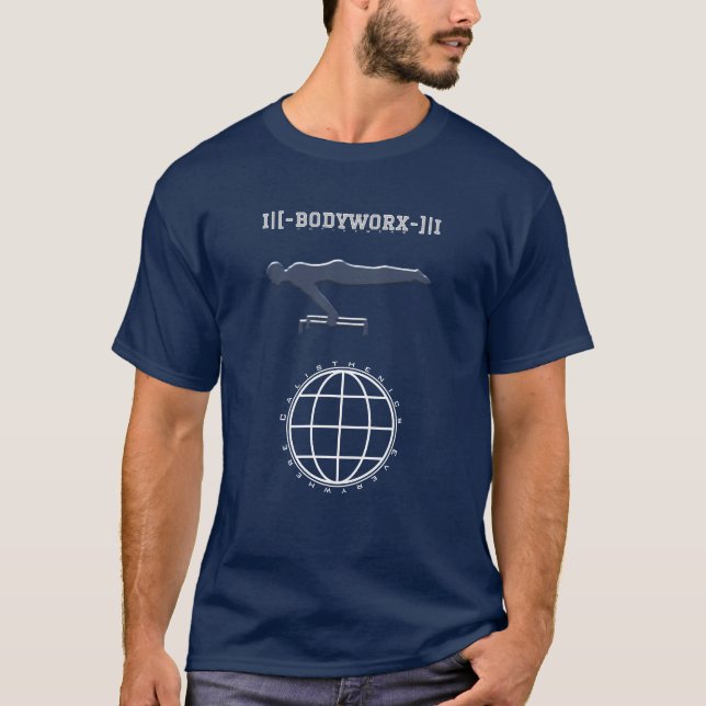 Camiseta Calisthenics Everywhere Men's T-Shirt by Bodyworx (Anverso)
